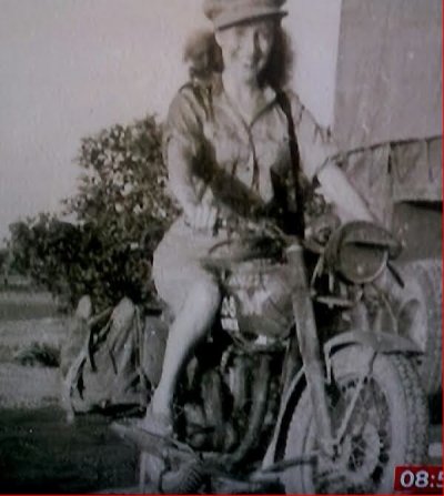 Vera Lynn on WD bike